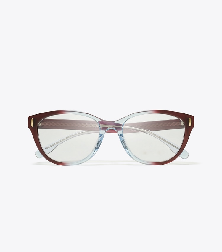 Tory Burch MILLER EYEGLASSES - Gradient Burgundy