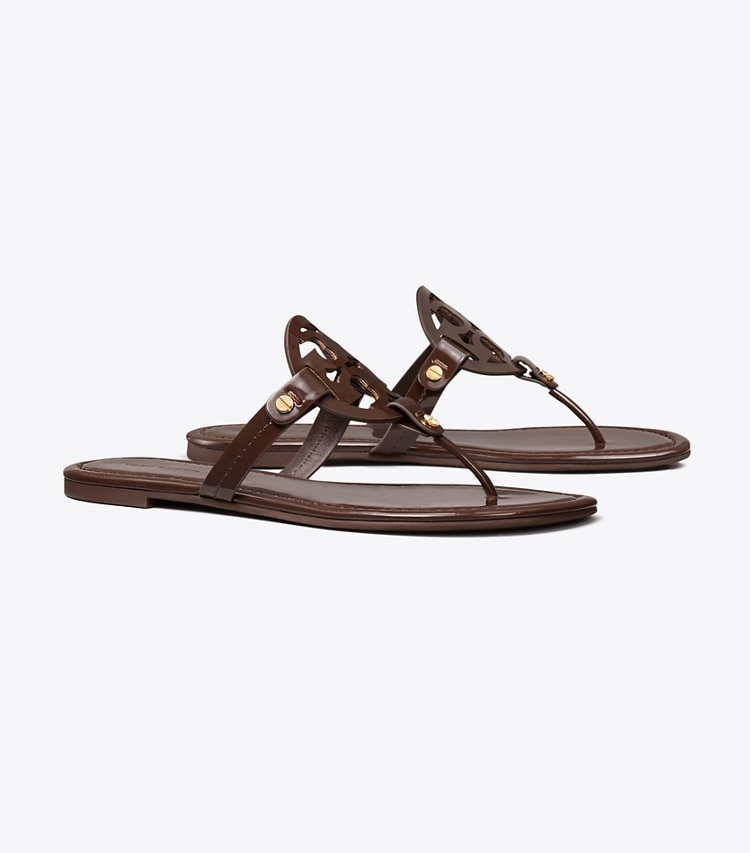 Tory Burch MILLER PATENT SANDAL - Coconut