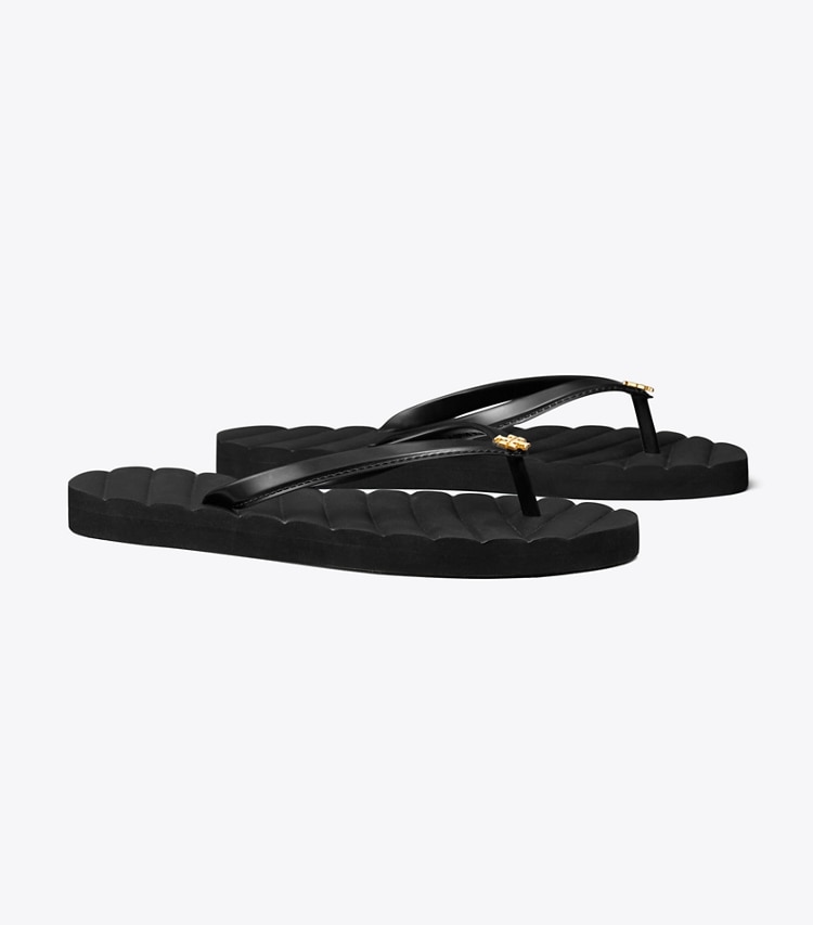 Tory Burch KIRA FLIP-FLOP - Perfect Black / Gold