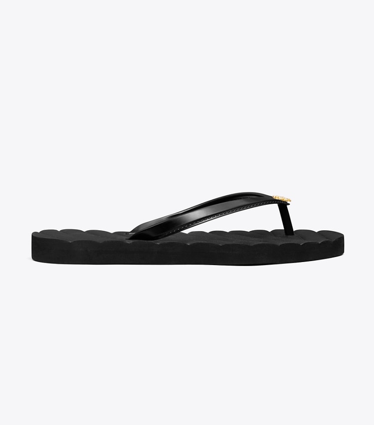 Tory Burch KIRA FLIP-FLOP - Perfect Black / Gold