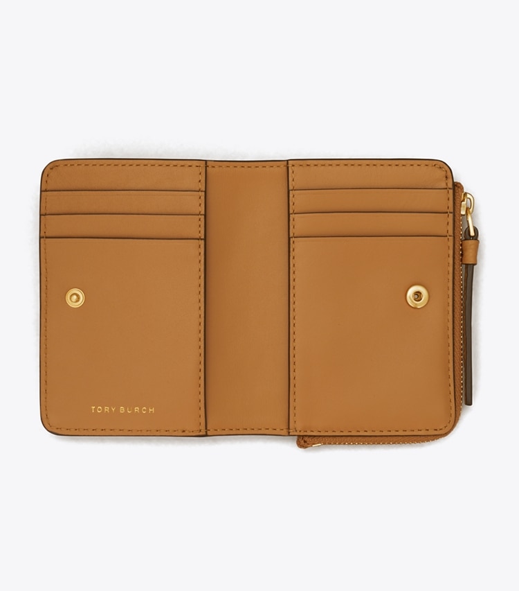 Tory Burch MCGRAW BI-FOLD WALLET - Tiramisu