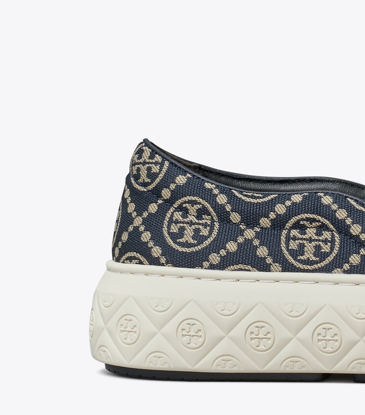 Tory Burch T MONOGRAM LADYBUG SLIP-ON SNEAKER - Inverse Navy T Monogram